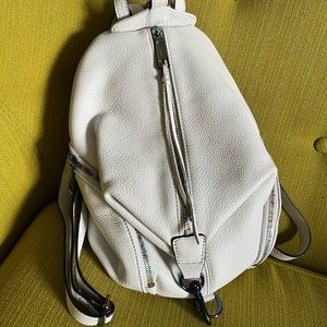 NWT Rebecca Minkoff Bianco Oil Slick Medium Julian Backpack